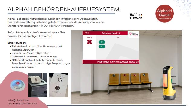 Aufrufsystem-Wartezimmer-Wartebereiche-Behörden